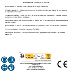 5000 Agrafes E-25 – Galva Résinées – Fixation Sécurisée et Durable - ALSAFIX