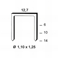 5040 Agrafes Polymères 81P – 8 mm – Résistantes et Pratiques - ALSAFIX