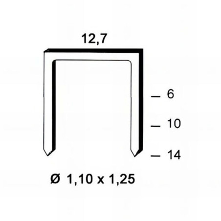 5040 Agrafes Polymères 81P – 8 mm – Résistantes et Pratiques - ALSAFIX