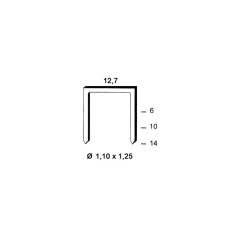 5040 Agrafes Polymères 81P – 8 mm – Résistantes et Pratiques - ALSAFIX