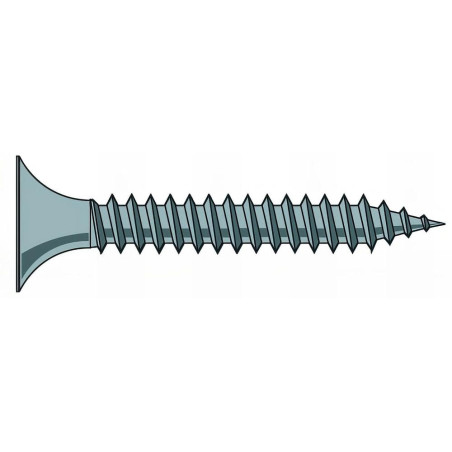 1000 Vis BD PH2 3,9 x 45 mm – Phosphatées, Acier – Fixation Sécurisée et Durable - ALSAFIX