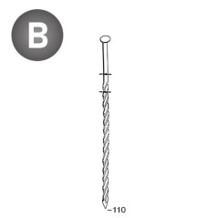 1200 Coils 38 x 110 Torsadées – 12.372 kg – Résistantes et Durables – ALSAFIX - ALSAFIX