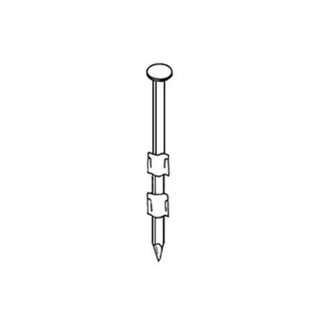 2 200 Pointes en Bande P.E 20° Lisses - 2.9x50 mm - D-Work