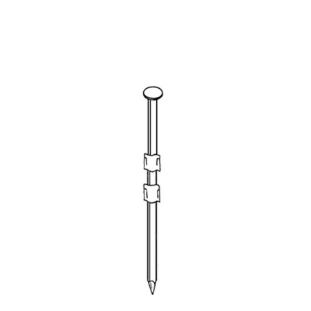 2 200 Pointes en Bande P.E 20° Lisses - 2.9x70 mm - D-Work