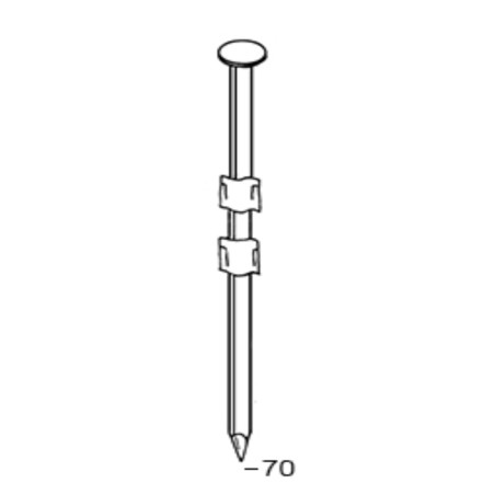 2200 Pointes 29 x 70 mm – Lisses, Acier – Fixation Sécurisée et Durable - ALSAFIX