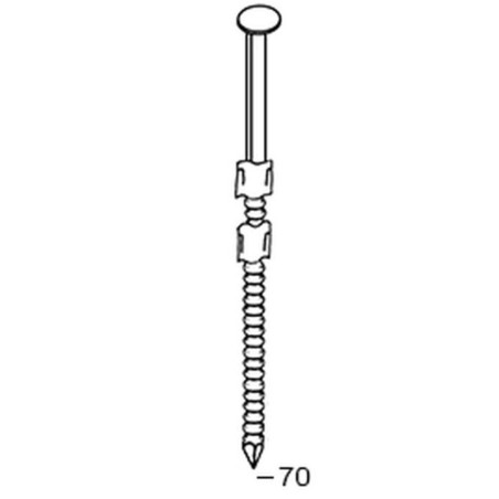 2200 Pointes 29 x 70 mm – Anelées, 20° – Fixation Sécurisée et Durable - ALSAFIX