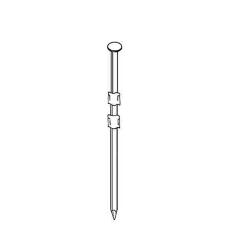 2 200 Pointes en Bande P.E 20° Lisses - 3.1x80 mm - D-Work