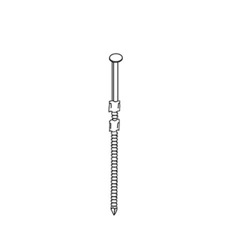 2200 Pointes 20° 31 x 80 Annelées Galva – 2200 pièces – Acier Galvanisé, Norme 20° – Fixation Sécurisée et Durable - ALSAFIX