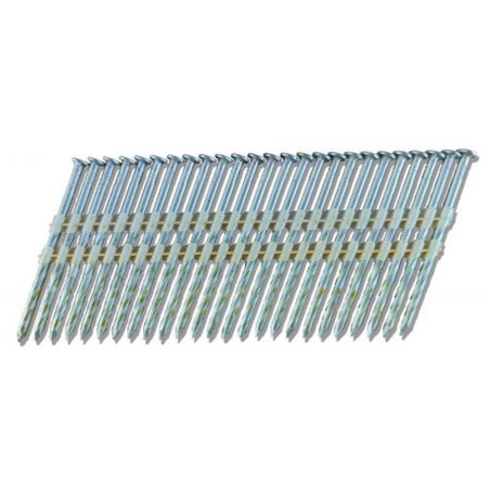 2200 Pointes 20° 31 x 80 Annelées Galva – 2200 pièces – Acier Galvanisé, Norme 20° – Fixation Sécurisée et Durable - ALSAFIX