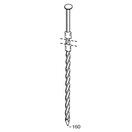 500 Pointes 20° 46 x 160 mm – Galva, Carré-Tors – Fixation Sécurisée et Durable - ALSAFIX