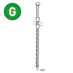 500 Pointes 20° 46 x 160 mm – Galva, Carré-Tors – Fixation Sécurisée et Durable - ALSAFIX