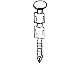 2000 Ptes JDB 28x32 Anelées – Inox, 25° – Fixation Sécurisée et Durable - ALSAFIX