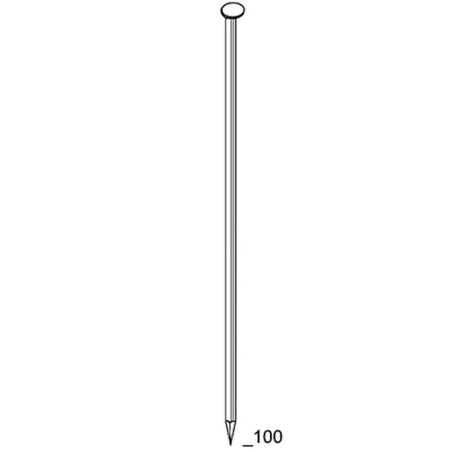 2200 Pointes 34° 31 x 100 – Lisses Galva – Fixation Sécurisée et Durable - ALSAFIX