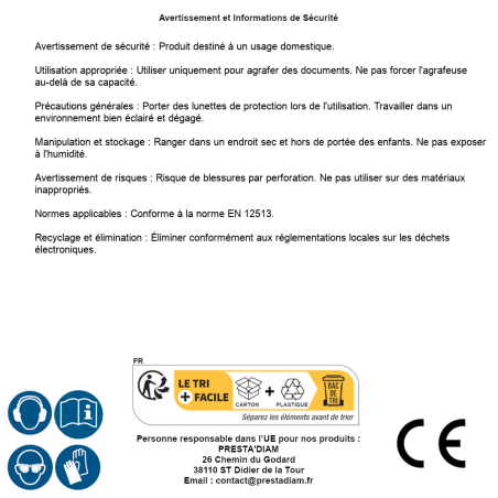 Agrafeuse Pneumatique 04/19 P1 en Box 1 - 0.99 kg - D-Work