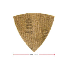 10 Triangles de Ponçage K100 - Grain 100 - D-Work