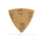 10 Triangles de Ponçage K120 - Grain 120 - D-Work 10 Triangles de Ponçage K120 - Grain 120 - D-Work