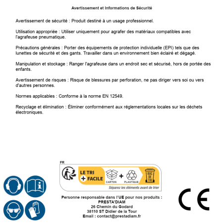 Agrafeuse Pneumatique 12/50 P2 en Box 1 - D-Work