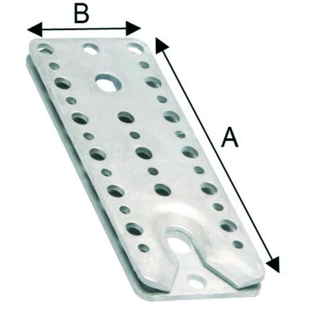 Connecteur Invisible 290 x 80 mm – AL-137K156 – Fixation Discrète et Efficace - ALSAFIX