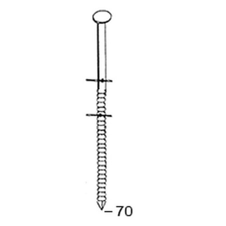 Coil de 7200 Pointes Annelées 16° – D. 2,5/2,7 x 70 mm – Fixation Sécurisée et Durable - ALSAFIX