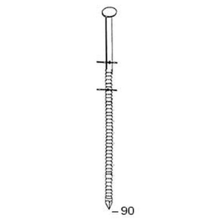 4500 Coils 31/34 x 90 Annelées – Inox TB – Résistantes et Durables - ALSAFIX
