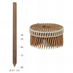2 400 LignoLoc Bois - 4.7x90 mm - D-Work