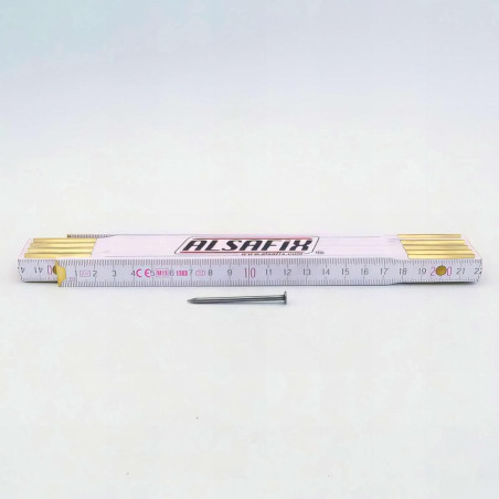 Pointe Lisse Tête Plate 2,8 x 50 mm – 1 Kg – Acier, Résistante et Durable - ALSAFIX