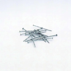 Pointe Galvanisée à Chaud 3,1 x 80 mm – Tête Plate, Carré Torsadé – Résistante et Durable - ALSAFIX