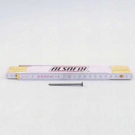 Pointe Lisse Tête Plate 3,5 x 65 mm – 1 Kg – Acier, Résistante et Durable - ALSAFIX