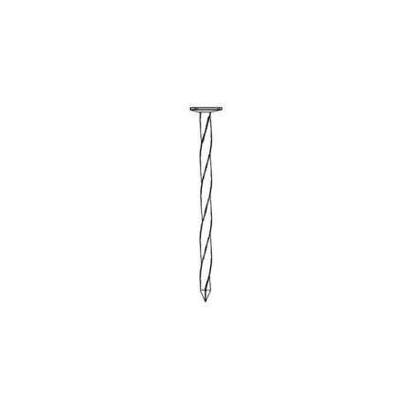 Pointe Carrée Torsadée 4,0 x 90 mm – Tête Plate, 1 kg – Fixation Sécurisée et Durable - ALSAFIX