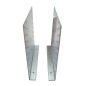 Sabot Cantilever 220 x 160 x 2,0 – 220 x 160 mm, Épaisseur 2,0 mm – Résistance et Stabilité - ALSAFIX