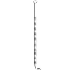 1700 Pointes 34° 31 x 100 – Anelées Galva – Fixation Sécurisée et Durable - ALSAFIX