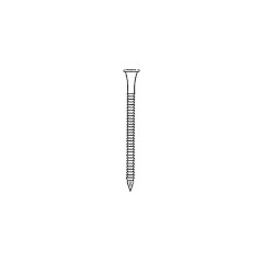 Pointe d'Ancrage Électro-Galvanisée 4,0 x 40 mm – 5 kg – Fixation Sécurisée et Durable - ALSAFIX