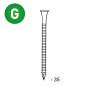 Pointe d'Ancrage Électro-Galvanisée 4,0 x 35 mm – 1 kg – Fixation Sécurisée et Durable - ALSAFIX