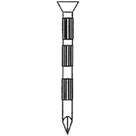Pointe Béton Tête Conique 3,5 x 50 mm – Galvanisée, Striée – Fixation Sécurisée et Durable - ALSAFIX