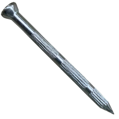 Pointe Béton Tête Conique 3,5 x 60 mm – Galvanisée, Striée – Fixation Sécurisée et Durable - ALSAFIX