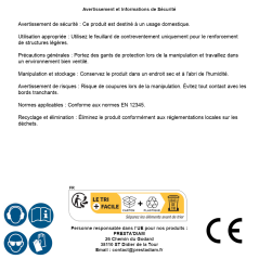 Feuillard de Contreventement - Bande Perforée - 10 mx26x1.0 mm - D-Work