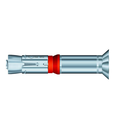 25 Chevilles Métalliques à Expansion M10 – D.15 mm, Lt. 100 mm – Charges Lourdes, Fixation Sécurisée - ALSAFIX