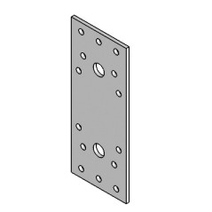 Connecteur Plat avec Trous - 135x55x3 mm - D-Work