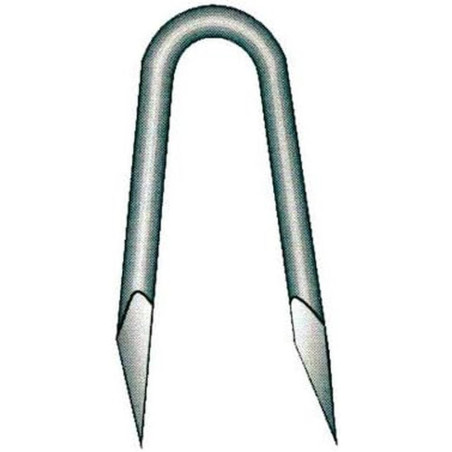 Crampillon Galvanisé à Chaud 2,7 x 27 mm – 5 kg – Résistance et Durabilité - ALSAFIX