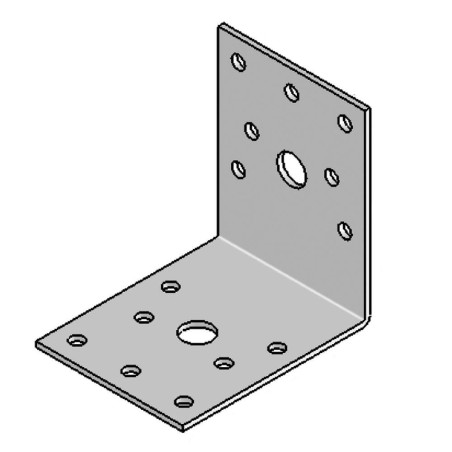 Équerre Sans Renfort - 70x70x55x2.5 mm - D-Work