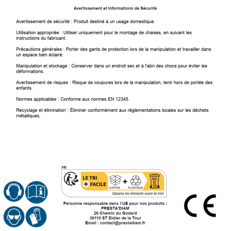 Équerre de Chaise 100 x 100 x 20 mm – Acier, Épaisseur 2 mm – Fixation Solide et Durable - ALSAFIX