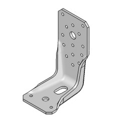Équerre Perforée 60 x 60 x 100 mm – Acier, Épaisseur 2 mm – Fixation Solide et Précise - ALSAFIX