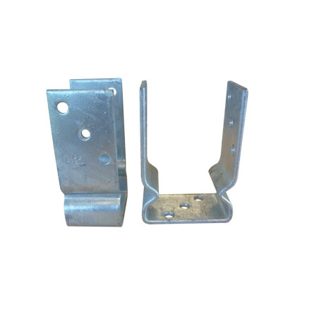 Embase de Poteau à Boulonner Type Epu-71 - 71x125x60x5 mm - D-Work