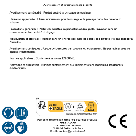Visseuse Percussion 18V 5,0Ah Li-ion – Puissante et Pratique – Idéale pour Tous Vos Projets - ALSAFIX