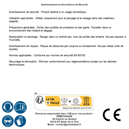 Perceuse Visseuse 21,6V – 4 Ah Li-ion – Puissante et Polyvalente – Idéale pour Tous Vos Projets - ALSAFIX