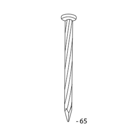 4000 Coils S 2,5x65 – Acier HDG – Résistance et Durabilité - ALSAFIX