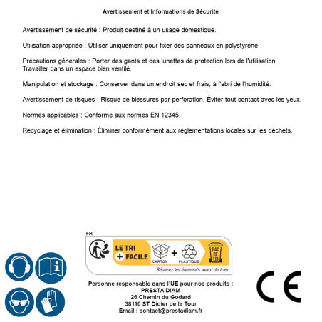 200 Chevilles Isolation à Double Expansion D.10 mm x Lt. 200 mm – FixPlug – Idéales pour Polystyrène – ALSAFIX - ALSAFIX