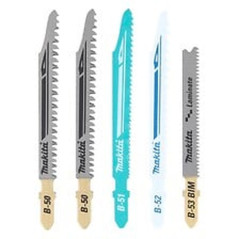 5 Lames HCS 75 mm Compatible avec Scies Sauteuses - 2.5 mm - D-Work