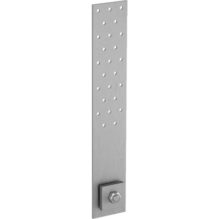 Plaque Perforée HT2 340x60x3,0 – 340x60 mm, Épaisseur 3 mm – Résistante et Durable - ALSAFIX