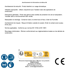 100 Chevilles d'Isolation LFMG 260 - 6 kg - D-Work